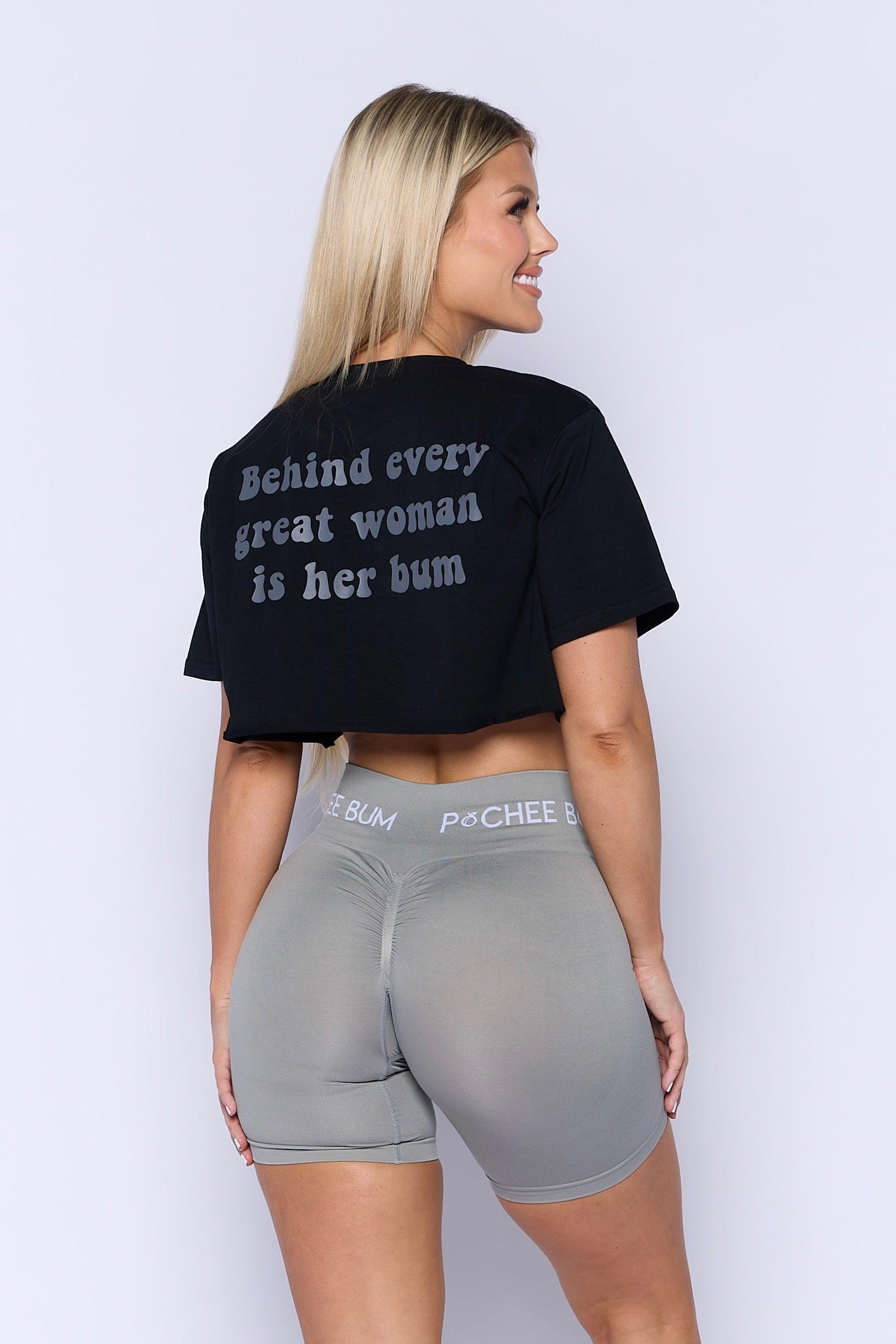 Pchee Bum Society Crop Tee - Pcheebum