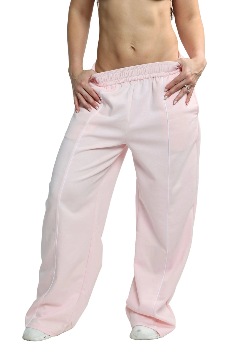 Pink Striped Baggy Pants