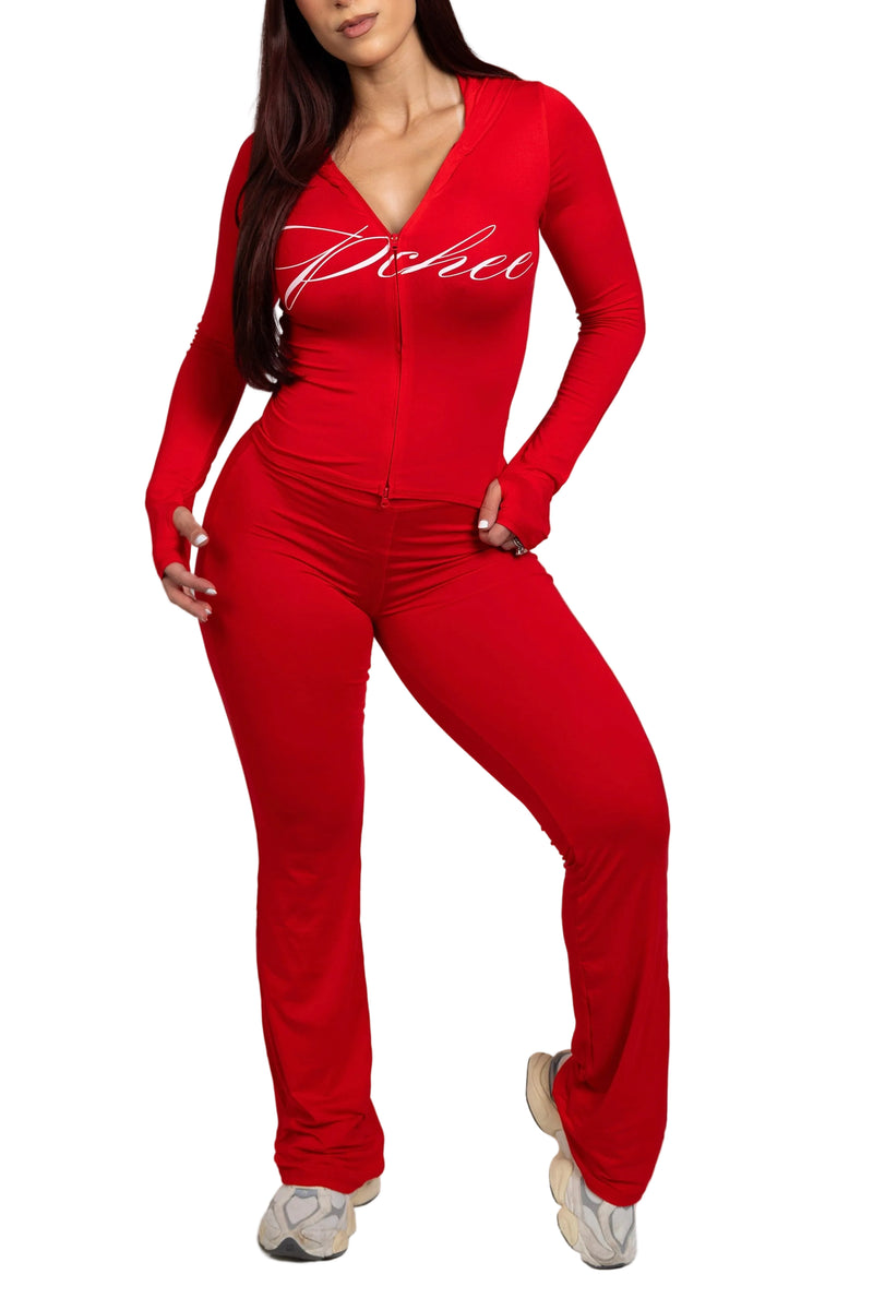 Pchee Red Tracksuit