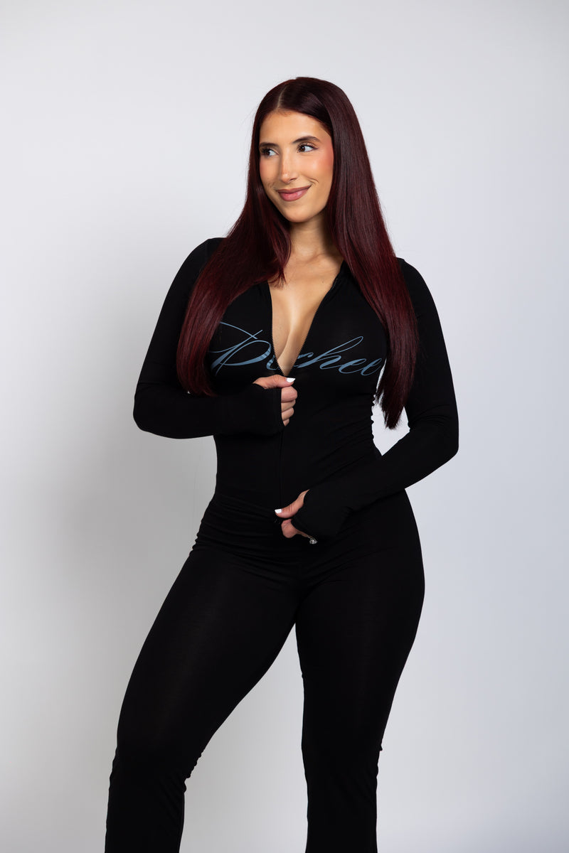 Pchee Black Tracksuit — view 2