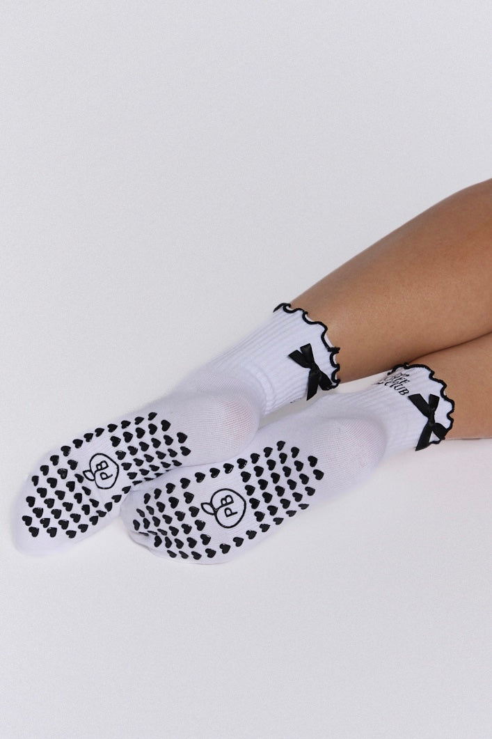 Pchee Black Pilates Socks