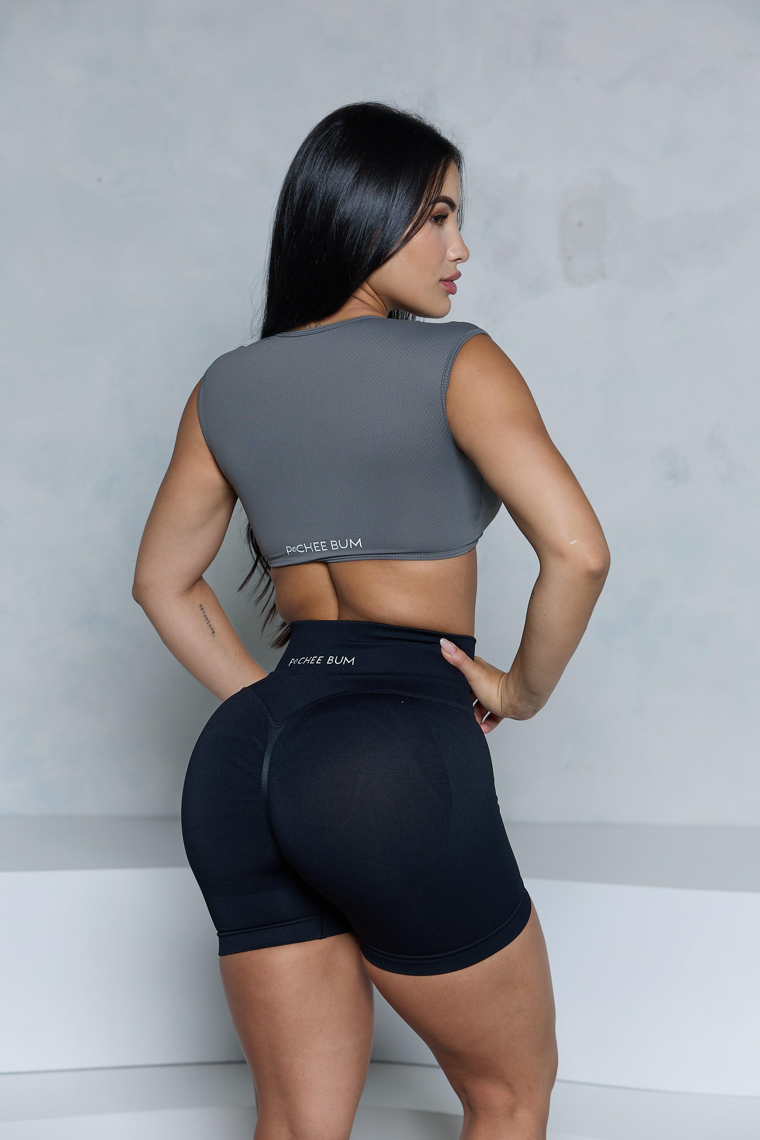 Grey Twist Top - Pcheebum