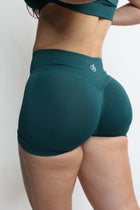 Forest Green Mid-Rise Shaping Shorts