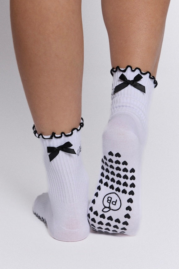Pchee Black Pilates Socks — view 2
