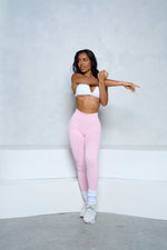 Light Pink Shaping Scrunch Butt Leggings — view 3