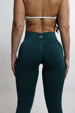 Forest Green Shaping Scrunch Butt Leggings — view 3