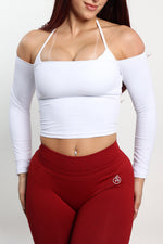White Off the Shoulder Top — view 4