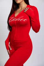 Pchee Red Tracksuit — view 3