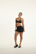 Black Polka Dot Bombshell Set