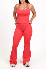 Coral Snatching Tank and Flare Pant Set — view 2