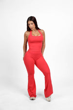 Coral Snatching Tank and Flare Pant Set — view 3