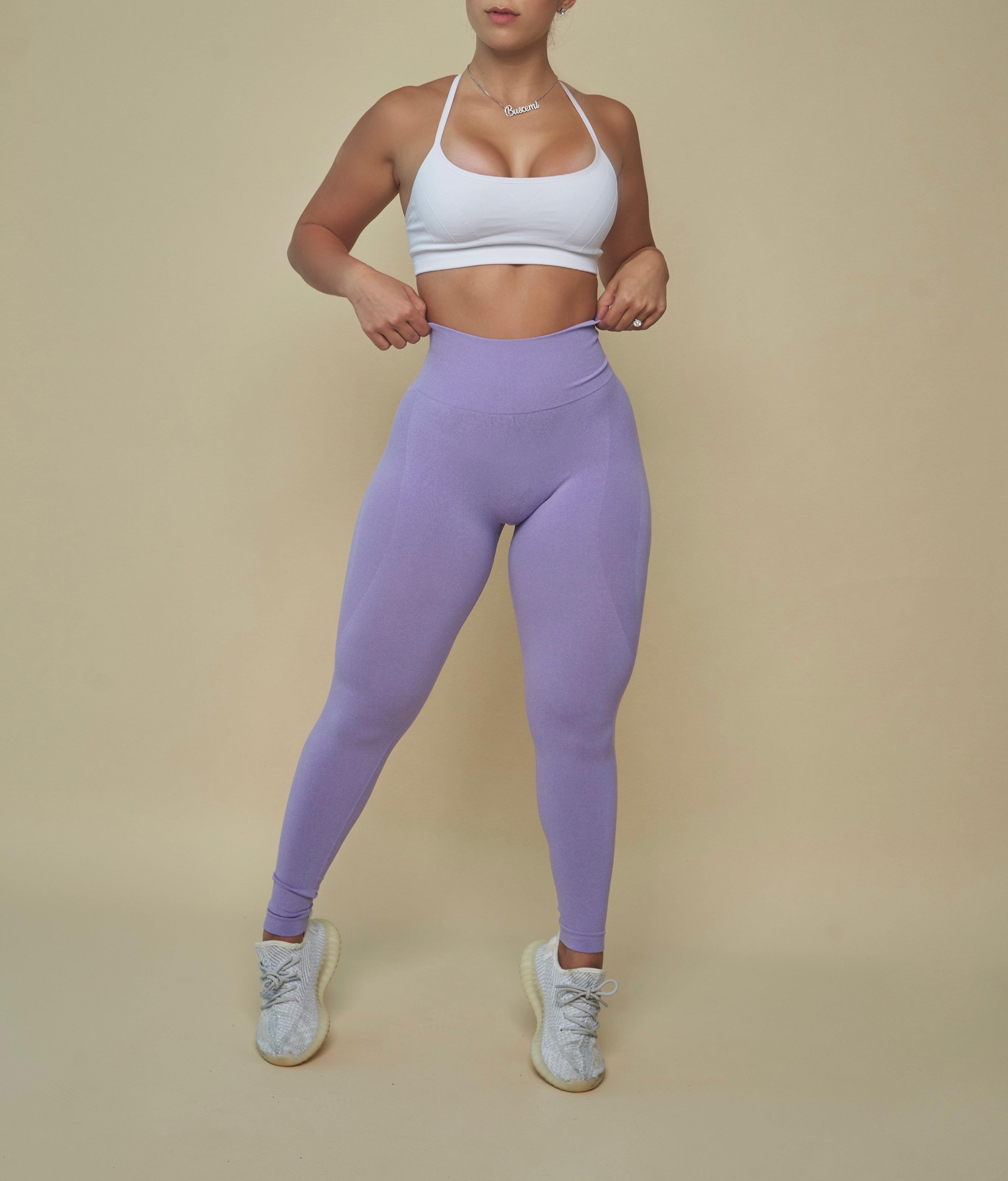 Lilac Seamless Leggings - Pcheebum