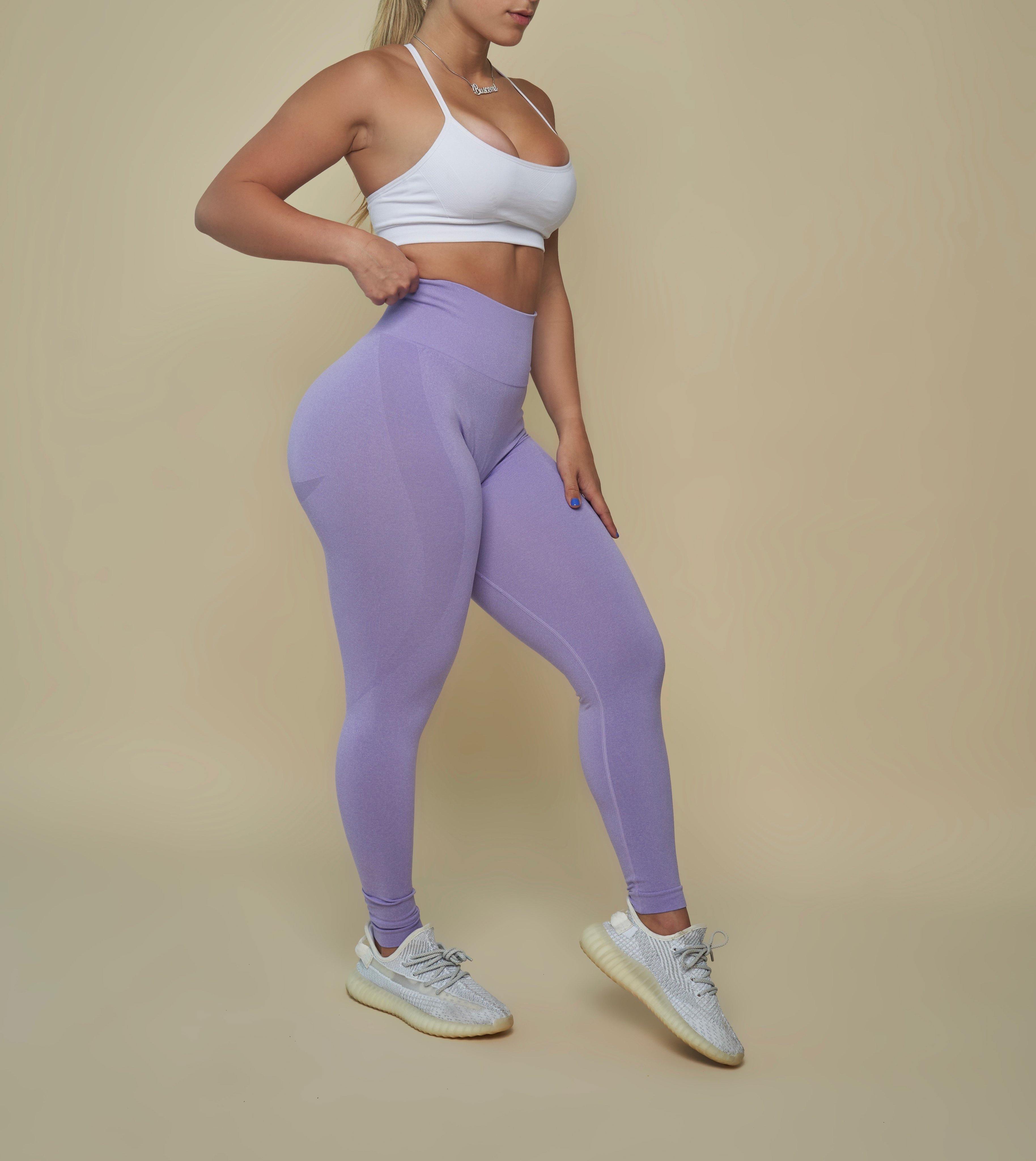 Lilac Seamless Leggings - Pcheebum