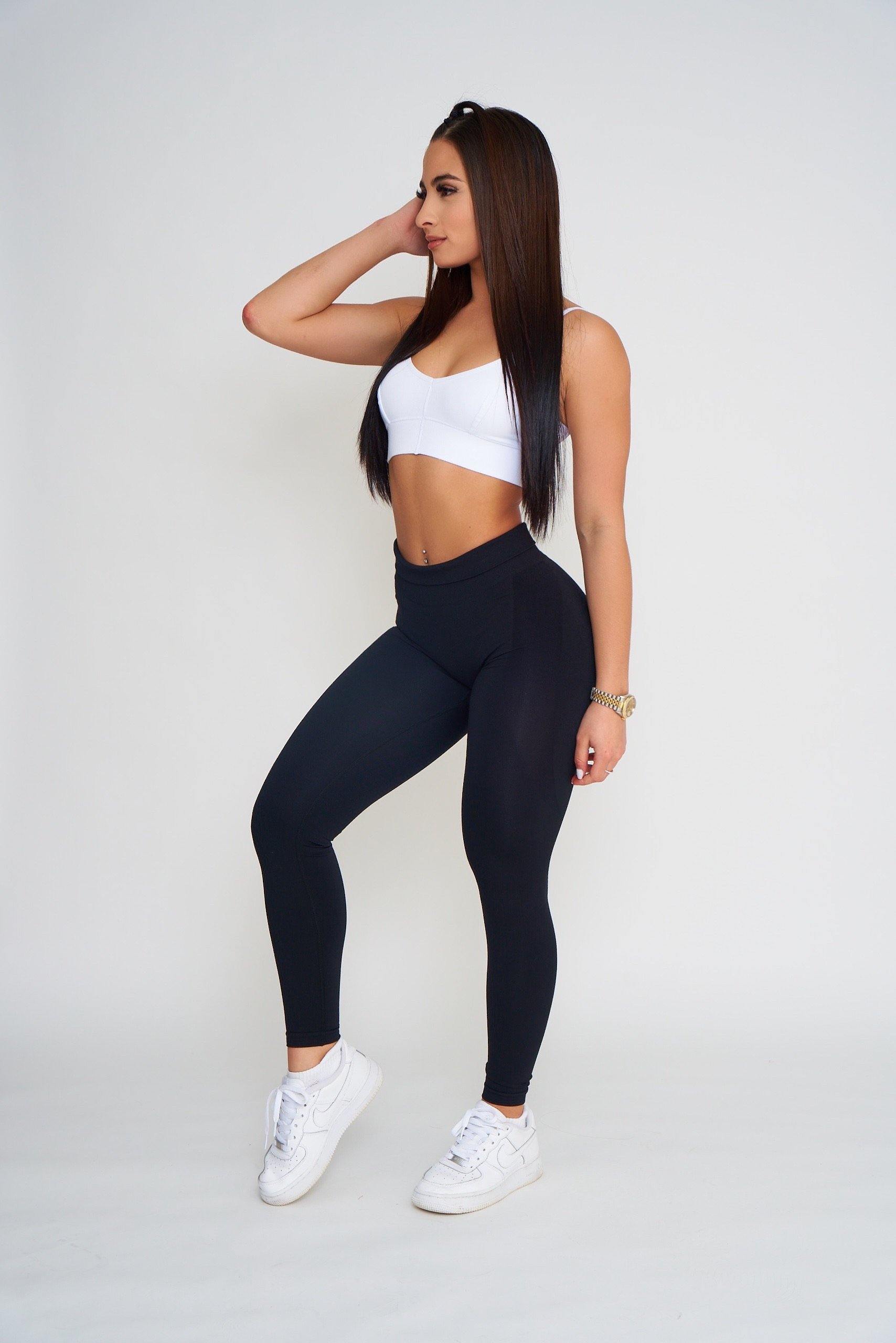 Black Seamless Leggings - Pcheebum