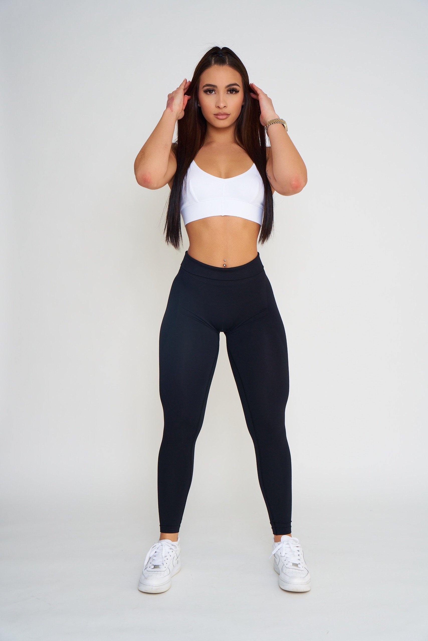 Black Seamless Leggings - Pcheebum